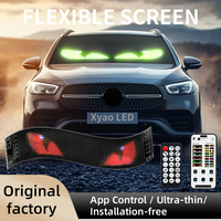 Vente en gros de feux LED RGB Devil Eyes pour voiture, contrôle par application Bluetooth, étanches, éclairage décoratif pour calandre de voiture