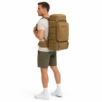 Sac à dos tactique de chasse en plein air personnalisé OEM ODM, système MOLLE, vente en gros directe d'usine, faible MOQ, durable, résistant à l'eau, pour le camping