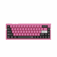 Teclado ATK RS6 Ultra 65% de Aluminio con Efecto Hall, 0.001mm RT, 8k Hz Polling, Hot Swap, RGB, Cableado, para Juegos