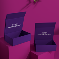 Boîtes cadeaux musulmanes en carton avec fermeture magnétique pour l'Aïd Moubarak, boîtes cadeaux islamiques pour bonbons, chocolats, cadeaux pour le Ramadan