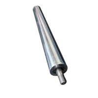 Nouveaux rouleaux de guidage en acier inoxydable galvanisé avec roues dentées en caoutchouc/acier pour lignes de production, personnalisables