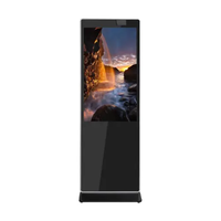 Kiosque numérique à écran tactile capacitif LCD de 55 pouces, système Android/PC, pour affichage publicitaire vidéo, ascenseur, métro