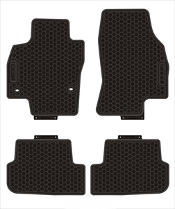 Tapis de sol de voiture en TPE noir de 2 mm d'épaisseur, flexibles, résistants à l'huile, imperméables, faciles à rincer, ensemble complet, garantie 1 an - Product Image 5