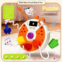 Juguete Educativo de PVC con Enchufes Simulados, Tablero de Actividades para Bebés, Entrenamiento de Concentración, Plug and Play, Unisex