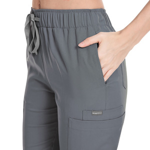 Pantalones Deportivos Elásticos Cómodos para Médicos y Enfermeras, Uniformes de Trabajo de Pierna Recta para Hospital, Uniformes de Enfermería - Product Image 3