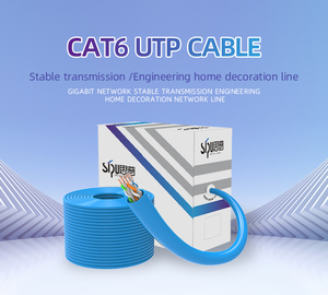 Sipu hiệu suất cao <span class=keywords><strong>CAT6</strong></span> cáp <span class=keywords><strong>Ethernet</strong></span> 23AWG 24AWG 1000ft UTP FTP SFTP CCA LAN Cáp - Product Image 6