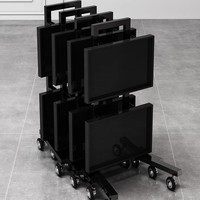 Chariot de coiffure pliable et personnalisable pour salon de beauté, outil professionnel pour salon de coiffure, vente en gros