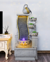 CHENYISHI Décorations Accessoires Pour La Maison De Luxe Haut De Gamme Humidificateur Porche Circulation D'eau Fish Tank Paysage Au Sol
