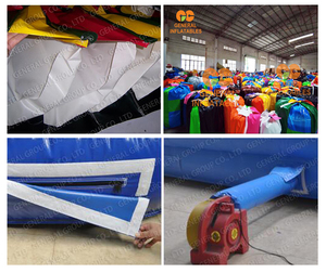 20FtCommercial Trượt Và Trượt Combo Nước Hồ Bơi Trượt Nước Với Hồ Bơi Trượt Nước Inflatable Để Bán - Product Image 6