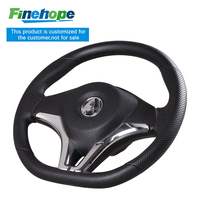 Volant en polyuréthane PU personnalisé, fabricant chinois, pièces de rechange durables classiques avec cuir perforé étanche