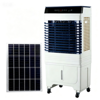 Ventilateur évaporateur solaire domestique avec vitesse de ventilation réglable et conception économe en énergie pour une utilisation intérieure