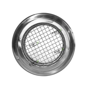 Hefengxing Stainless Steel Ceiling Vent Cover 4/5/6 Inch Single Layer Polished Exhaust Mesh Indoor Outdoor Duct Protection - Product Image 3