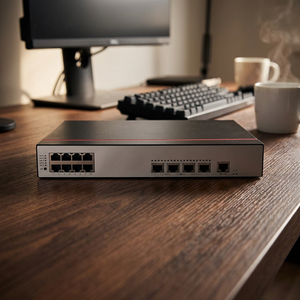 Commutateur réseau PoE Gigabit Ethernet 8 ports 10/100/1000base-T Cloudengine S5735-L8P4S-A1 - Product Image 1