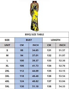 Özel Logo kadınlar abiye Fiji polinezya kabile baskı su damlası tasarım elbise kolsuz yarık Sling askı balo elbise - Product Image 6