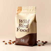 250g 500g 1kg Bird Seed Feed pp Doypack Bag Bolaminated Wild Bird Food Sack Bird Food Pouch