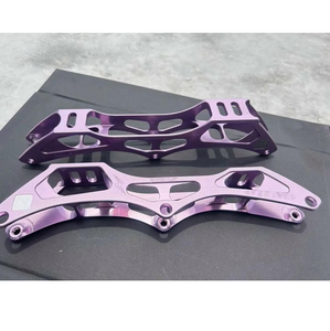 Nhà máy <span class=keywords><strong>CNC</strong></span> tùy chỉnh vẽ Hợp kim nhôm tùy chỉnh Inline Skate Khung con lăn Skate khung Inline tốc độ Skate khung - Product Image 2