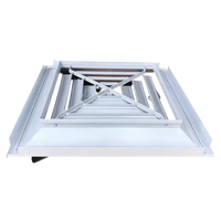 Diffuseur d'air en plastique de qualité supérieure pour système CVC - Installation facile, montage au plafond pour bureau
