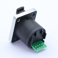 Conector de Módulo RJ45 para PCB, Conector Hembra RJ45 Impermeable, Conector de Red Ethernet para Montaje en Panel