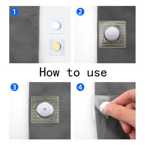 <span class=keywords><strong>Botones</strong></span> magnéticos de PVC invisibles a presión, lavables, impermeables, lavables, imán de costura de neodimio de tierras raras, técnicas cubiertas para - Product Image 4