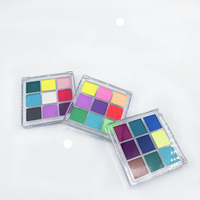 Imagic — palette de maquillage, vernis à eau, 9 couleurs, pour visage et corps, cosmétique