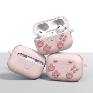 Étui portable en silicone de protection intégrale pour écouteurs sans fil, compatible avec les <span class=keywords><strong>Airpods</strong></span> <span class=keywords><strong>Pro</strong></span> et les écouteurs <span class=keywords><strong>Apple</strong></span> – <span class=keywords><strong>Prix</strong></span> de gros - Product Image 3