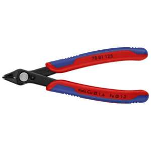 ซูเปอร์ Knipex-78 81 125 SB อิเล็กทรอนิกส์®ขัดเงา, จับกับที่จับหลายองค์ประกอบ, เหล็กเครื่องมือพิเศษ, น้ำมันชุบแข็ง - Product Image 1