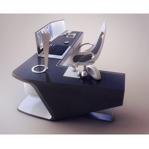 Alibaba mua sắm trực tuyến Bàn bán hàng ghế nội thất văn phòng L hình dạng điều hành bàn văn phòng - Product Image 3