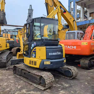 Komatsu รถขุด PC55MR ขนาดเล็กของแท้จากญี่ปุ่น PC40รถขุดตีนตะขาบแบบไฮดรอลิก - Product Image 3