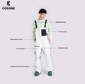 COSONE Combinaison de <span class=keywords><strong>ski</strong></span> à un corps imperméable et résistante à l'usure pour hommes et femmes Pantalons de <span class=keywords><strong>ski</strong></span> et sac de snowboard inclus - Product Image 4