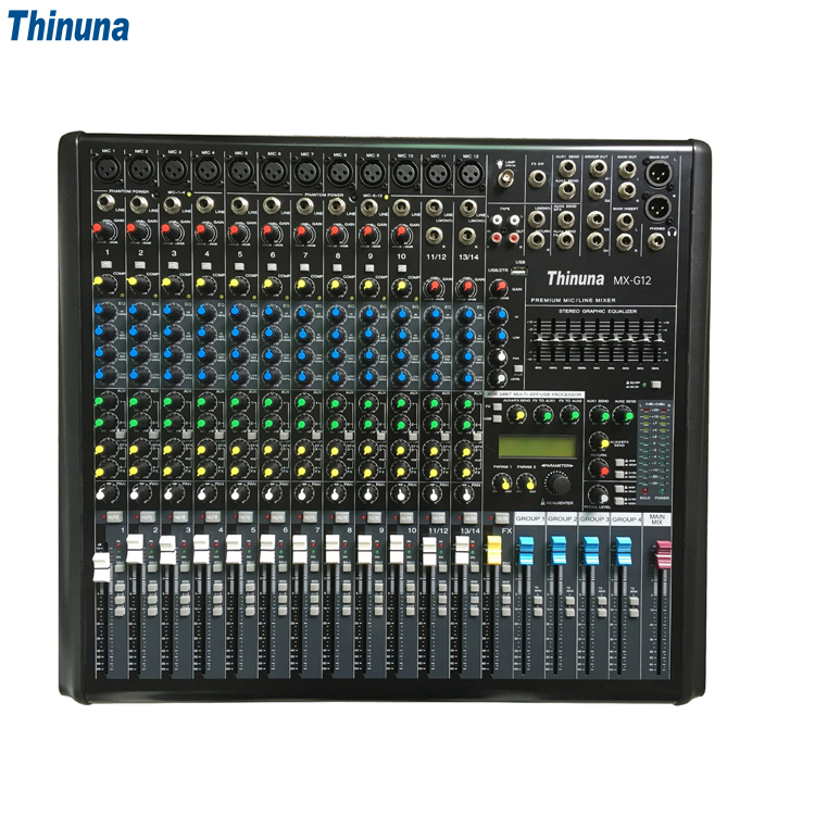 Thinuna MX F16 Professional Audio Mixer