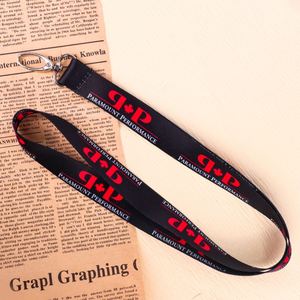 Lanière personnalisée en polyester souple avec boucle de sécurité promotionnelle, impression dorée sur mesure du logo - Product Image 1