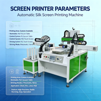 Nouvelle machine d'impression sérigraphique entièrement automatique à 4 stations pour l'impression d'étiquettes, de semelles de chaussures, de boîtiers en verre, de protections en PVC, de tubes en papier, 2800/h