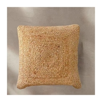 Coussins et housses de coussin en jute tissés à la main