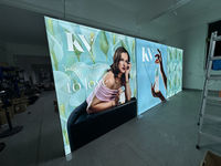 Affichage modulaire portable en tissu SEG, panneau lumineux multi-panneaux, signalétique de stand d'exposition rétroéclairée pour salon professionnel