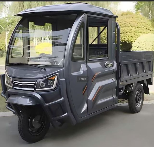 EEC Approved Cargo Trike Three Wheel Motorcycles Electric Tricycle with Enclosed Cabin  Self Dumping, Factory Direct Sales Cheap