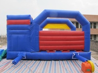 Château gonflable de videur sautant de thème de Spiderman avec le combo de glissière à vendre
