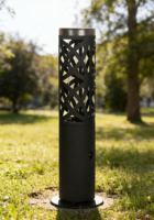 Poêle à granulés de bois écologique 1M Nouveau design Foyer à granulés avec tube en verre Portabilité Capacité de charge de granulés 1KG-2.5KGS