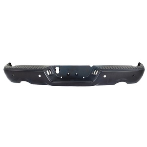 Pare-chocs arrière noir d'usine chromé barre de taureau arrière avec é<span class=keywords><strong>vent</strong></span> de trou de <span class=keywords><strong>Radar</strong></span> pour Dodge RAM 2009-2018 1500 - Product Image 1