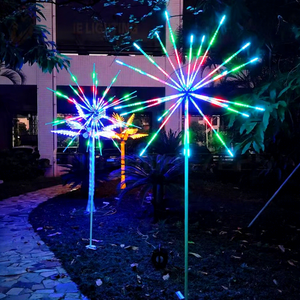 Arbre lumineux LED coloré en forme de feux d'artifice pour jardins, centres de villégiature, centres commerciaux et décoration paysagère saisonnière - Product Image 1