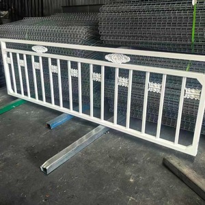 Valla Tubular para Jardín con Diseño Residencial, Soldada y Prefabricada, con Cuello Ovalado Trenzado de 4 Barras por Tramo, Precio por 3 Unidades Ensambladas - Product Image 1