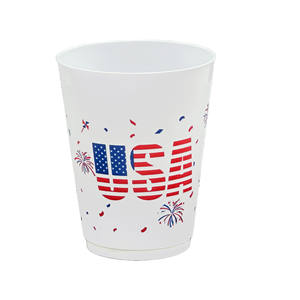 Vaso Reutilizable <span class=keywords><strong>de</strong></span> 16 oz con la Bandera <span class=keywords><strong>de</strong></span> EE. UU. para el 4 <span class=keywords><strong>de</strong></span> Julio, Barbacoa, Picnic, Café, Agua, Cerveza, Bebidas, Fiestas - Product Image 4