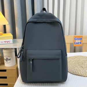 New Autumn and Winter Simple Ultra-Light Black and White Checkerboard Nylon Backpack for Women Large Capacity School <b>Bag</b> - Product Image 3