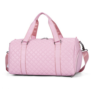 Favorable Price Women's Leather Water Resistant <strong>Bag</strong> Women Gym Tote <strong>Bag</strong> New Arrivals Fashion Women pink Duffel <strong>Bag</strong> - Product Image 3