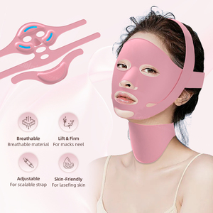 En gros Bandeau liftant amincissant en silicone souple en forme de V pour le menton et les joues, anti-rides - Product Image 6