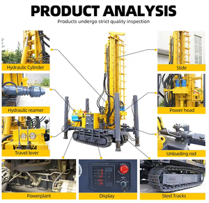 Perforadora Neumática <span class=keywords><strong>de</strong></span> Agua HQZ260L para Pozos Profundos <span class=keywords><strong>de</strong></span> 260m, 76kW <span class=keywords><strong>de</strong></span> Alta Potencia -30 ℃ ~50 ℃   Resistente a la intemperie para montaña/desierto/granja CE ISO - Product Image 3