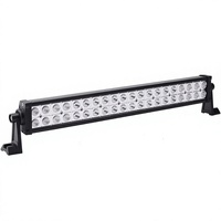 Nouvelle barre lumineuse LED pour voiture de 22 pouces, 120W, 12V, 6000LM, double rangée, pour le toit des camions tout-terrain