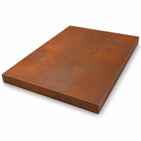 Tôle d'acier Corten ASTM A588, tôle d'acier patiné naturel pour la décoration de façades de bâtiments et le revêtement mural