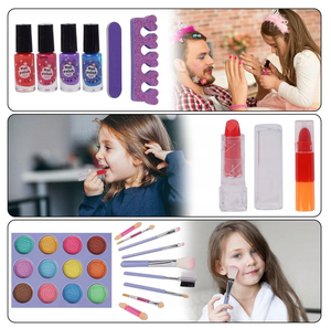 Kits de <span class=keywords><strong>maquillage</strong></span> pour filles - Trousse de <span class=keywords><strong>maquillage</strong></span> en plastique ABS avec cosmétiques et outils pour les ongles, boîte de jeu de rôle et de créativité pour les enfants de 3 <span class=keywords><strong>ans</strong></span> et plus - Product Image 6