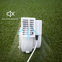 Mini souffleur d'air électrique à faible bruit 60W 85W 110W publicité souffleur centrifuge intégré pour gonflables