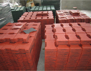 חצר אחורית עמידה בפני שחיקה אזור משחק מגרש מרוצי מחברים מחצלות רצפת כלב עצם גומי בצורת I אריחי רצפת מסלול - Product Image 5